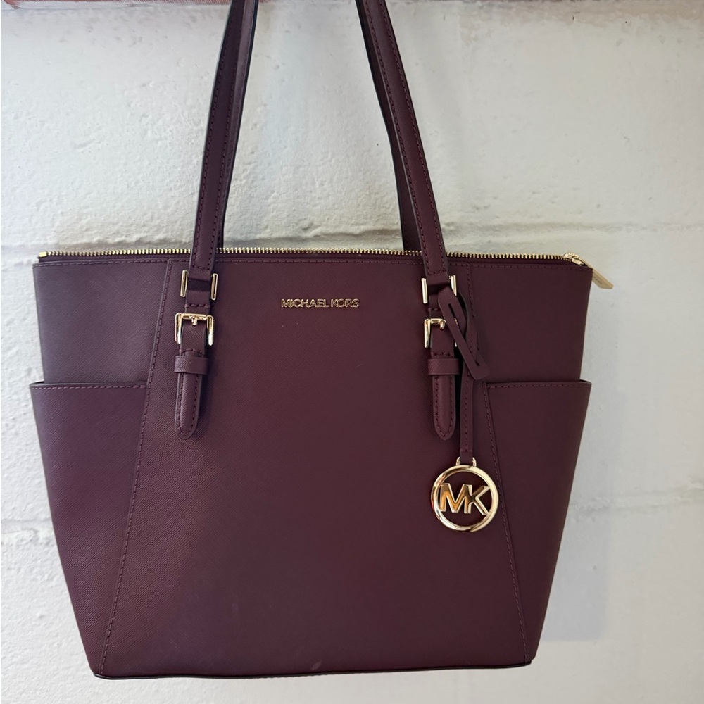 Michael Kors Deep Purple Tote Bag